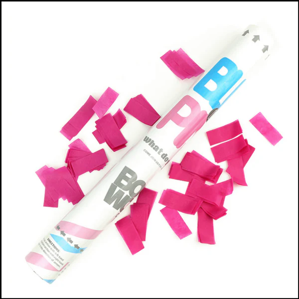 Gender Reveal Confetti Cannons - Blue